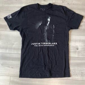 Justin Timberlake Black Graphic T-Shirt in size Small